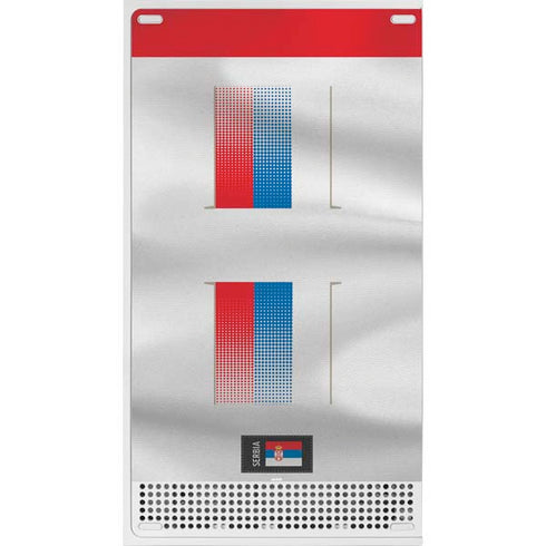 Serbia Soccer Flag Xbox Series S Skins